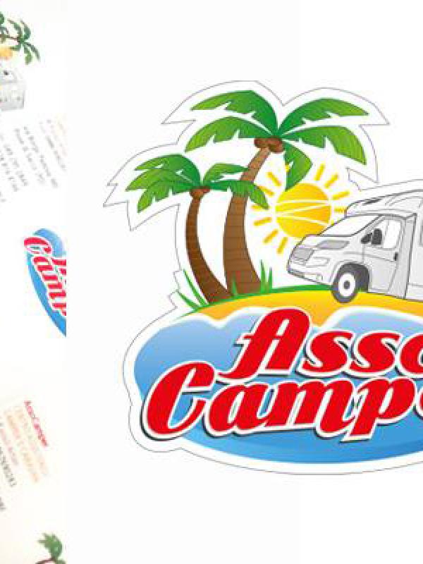 AssoCamper - logo e business card